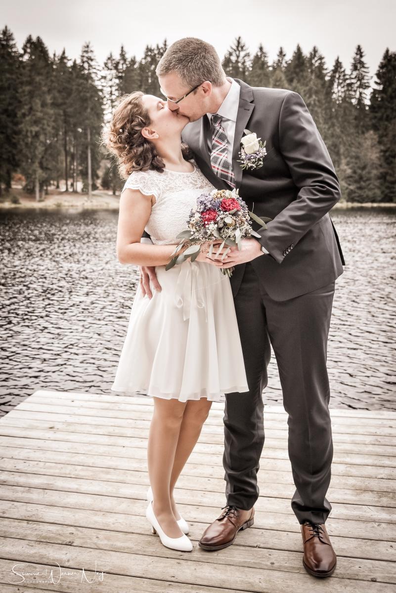 Winter Hochzeit am Fichtelsee