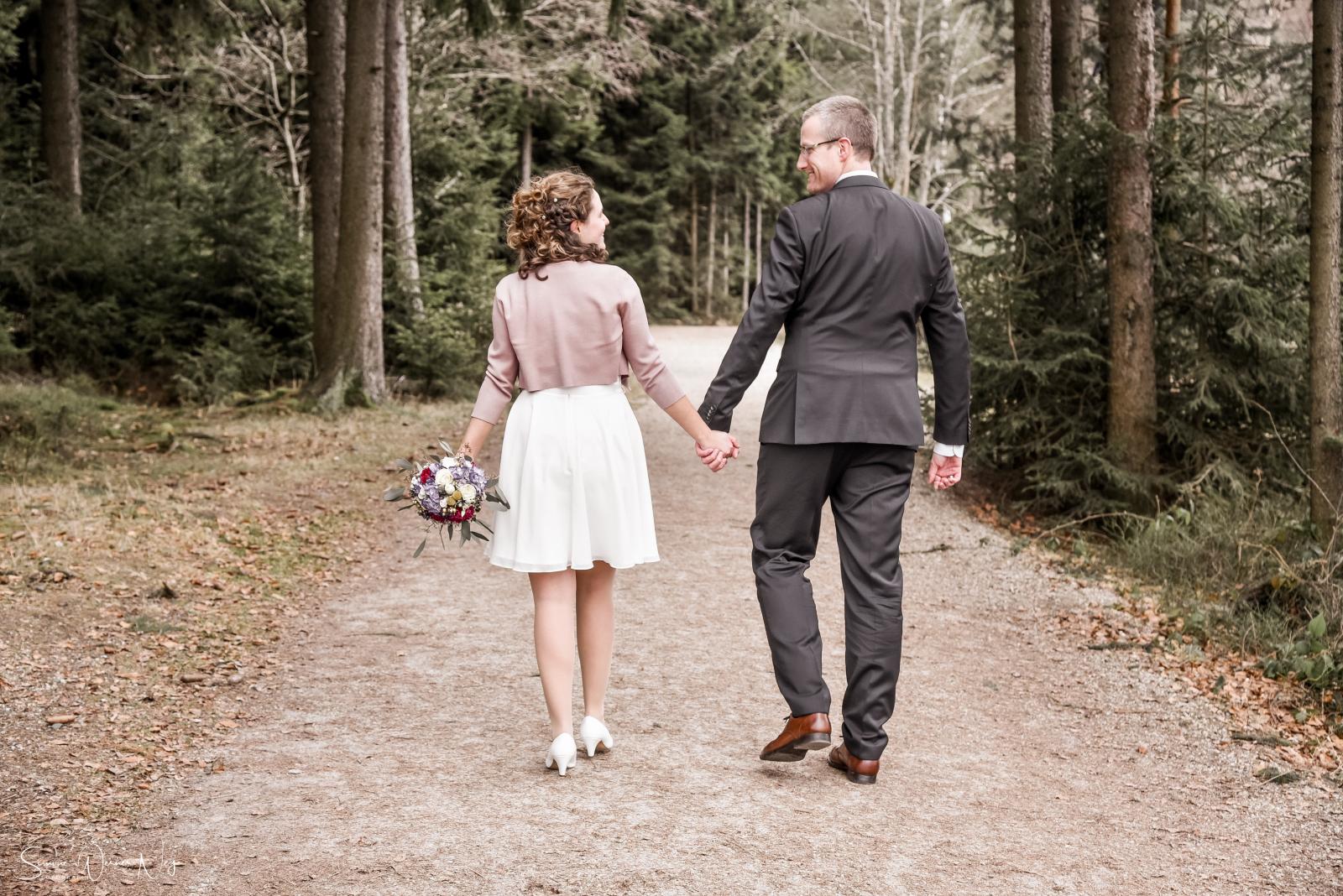 Winter Hochzeit am Fichtelsee