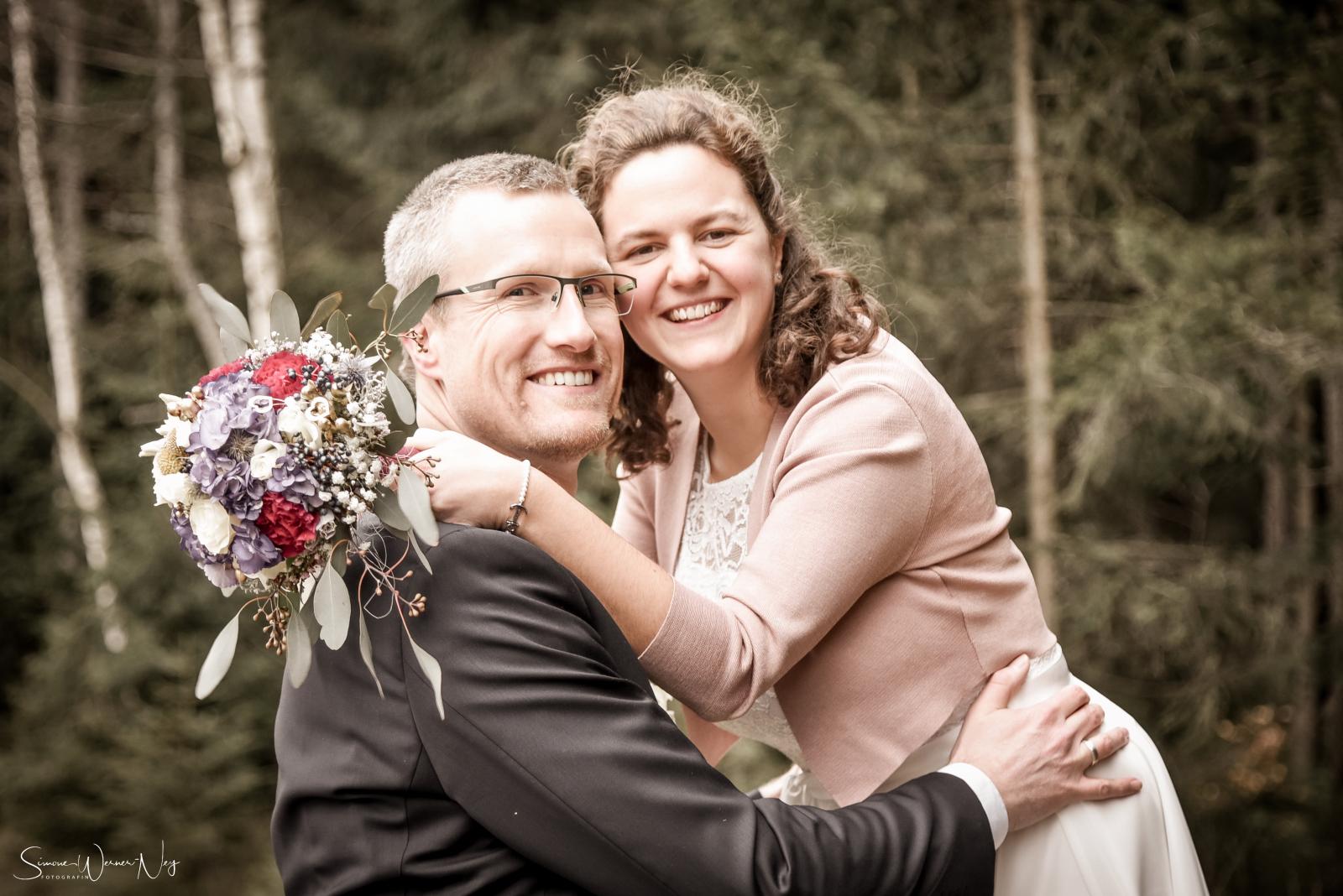 Winter Hochzeit am Fichtelsee