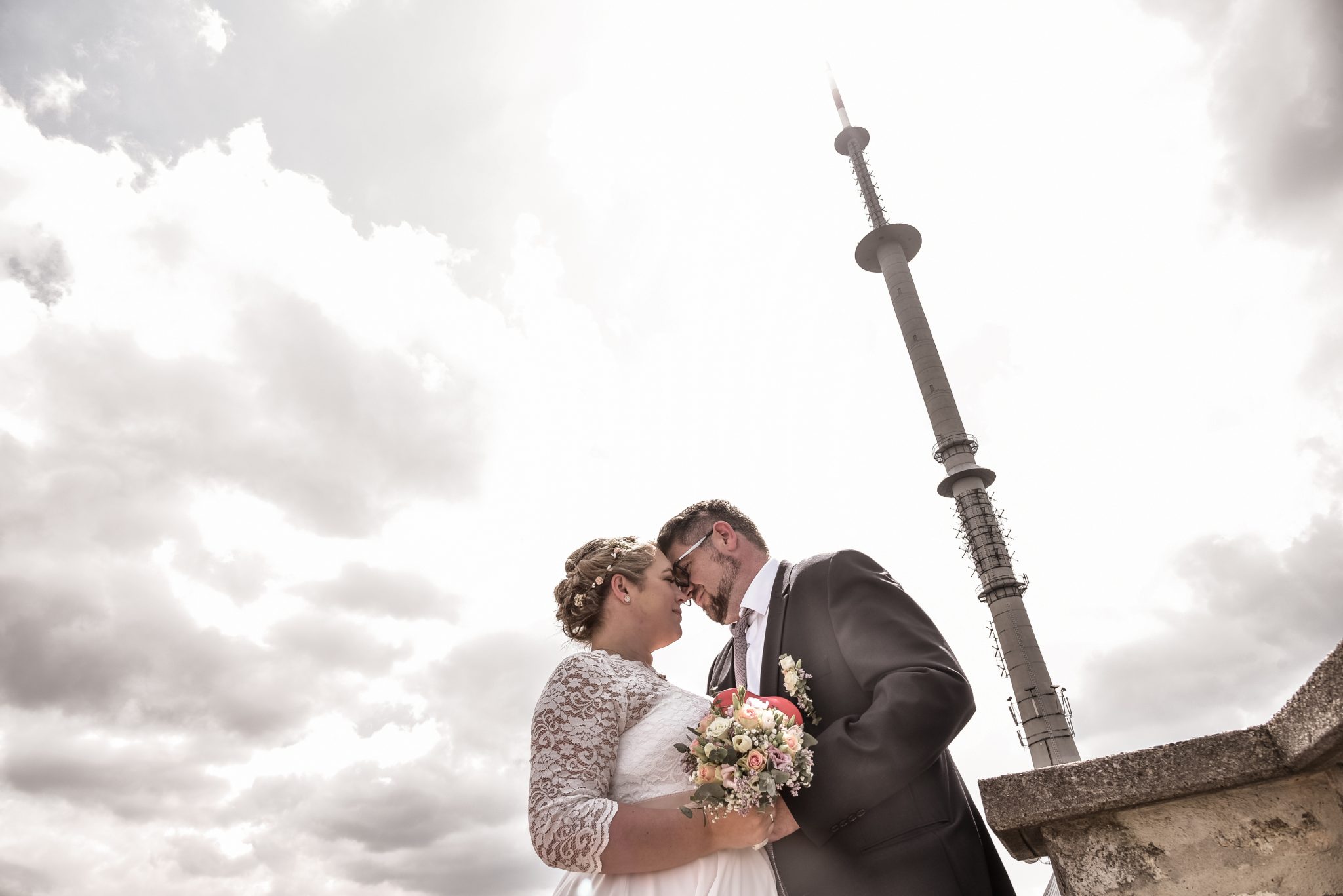 Hochzeitsfotos am Ochsenkopf Brautpaarshooting