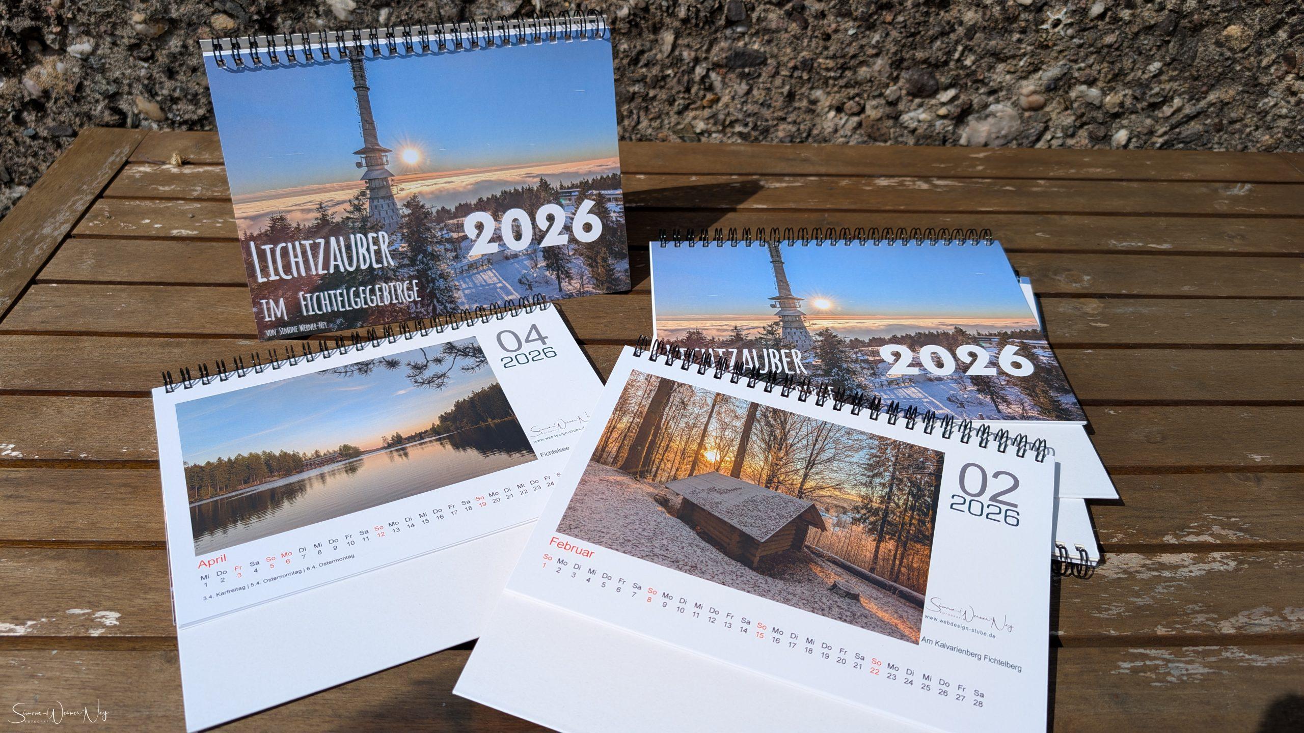 Der Lichtzauber-Kalender Fichtelgebirge 2026 ist da
