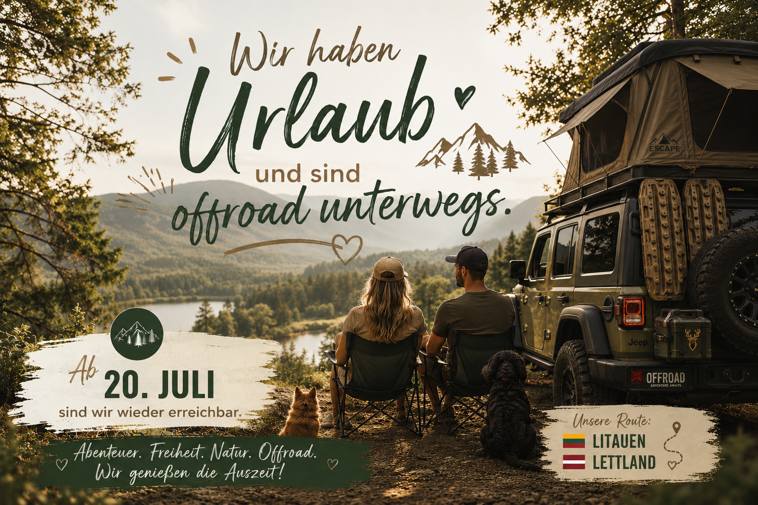 Wir haben Urluab